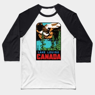 Lake Louise Vintage Style Baseball T-Shirt